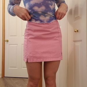 Brandy Melville Pink Cara Skirt